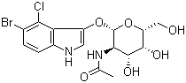 5-Bromo-4-chloro-3-indolyl N-acetyl-beta-D-glucosaminide CAS 5609-91-6 5-Bromo-4-chloro-3-indolyl N-acetyl-beta-D-glucosaminide CAS 5609-91-6