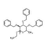 2,3,4-Tri-O-benzyl-1-S-ethyl-b-L-thiofucopyranoside CAS 116391-11-8/99409-34-3