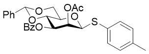 4-Methylphenyl 2-O-acetyl-3-O-benzoyl-4,6-O-benzylidene-1-thio-¦Â-D-galactopyranoside CAS 1042430-52-3 4-Methylphenyl 2-O-acetyl-3-O-benzoyl-4,6-O-benzylidene-1-thio-¦Â-D-galactopyranoside CAS 1042430-52-3