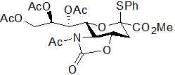 Methyl (Phenyl 5-Acetamido-7,8,9-tri-O-acetyl-5-N,4-O-carbonyl-3,5-dideoxy-2-thio-beta-D-glycero-D-galacto-2-nonulopyranosid)onate CAS 934591-76-1 Methyl (Phenyl 5-Acetamido-7,8,9-tri-O-acetyl-5-N,4-O-carbonyl-3,5-dideoxy-2-thio-beta-D-glycero-D-galacto-2-nonulopyranosid)onate CAS 934591-76-1